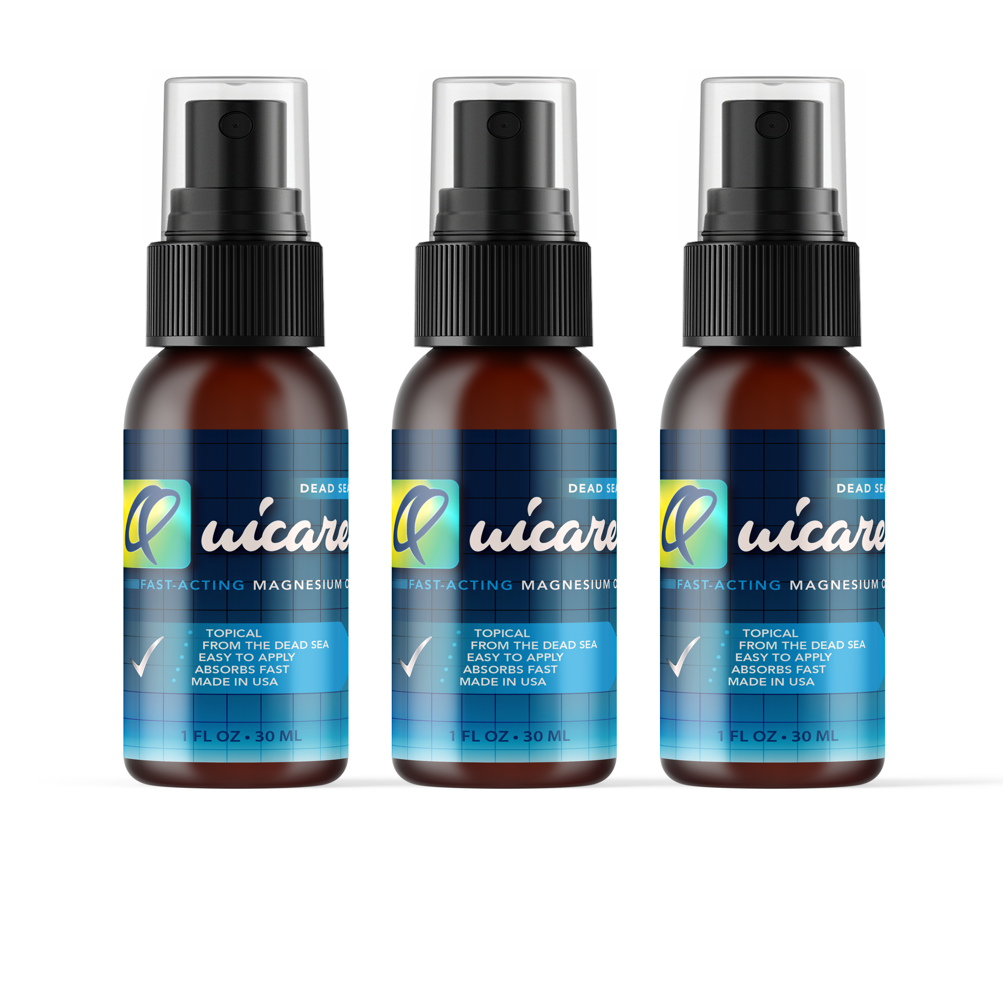 Fast-Acting Relief Formula Topical Oil SPRAY - 1 oz -3 pack - Quicare Store