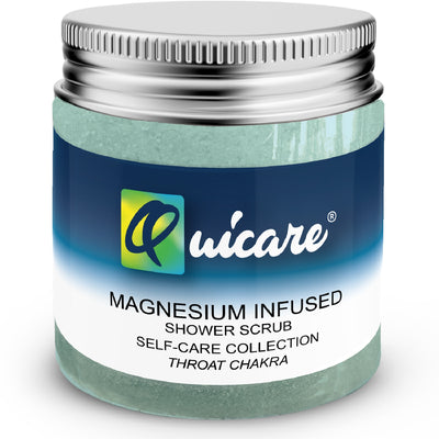 Magnesium Natural Salt Body Scrub Throat Chakra - Quicare Store